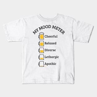 My Mood Meter (Beer Drinker / V3 / POS) Kids T-Shirt